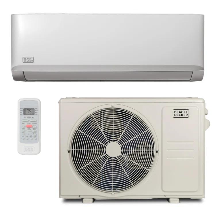 BLACK+DECKER 12,000 BTU Inverter Mini Split Air Conditioner with Heat Pump, Cools & Heats Up To 550 Sq. Ft.