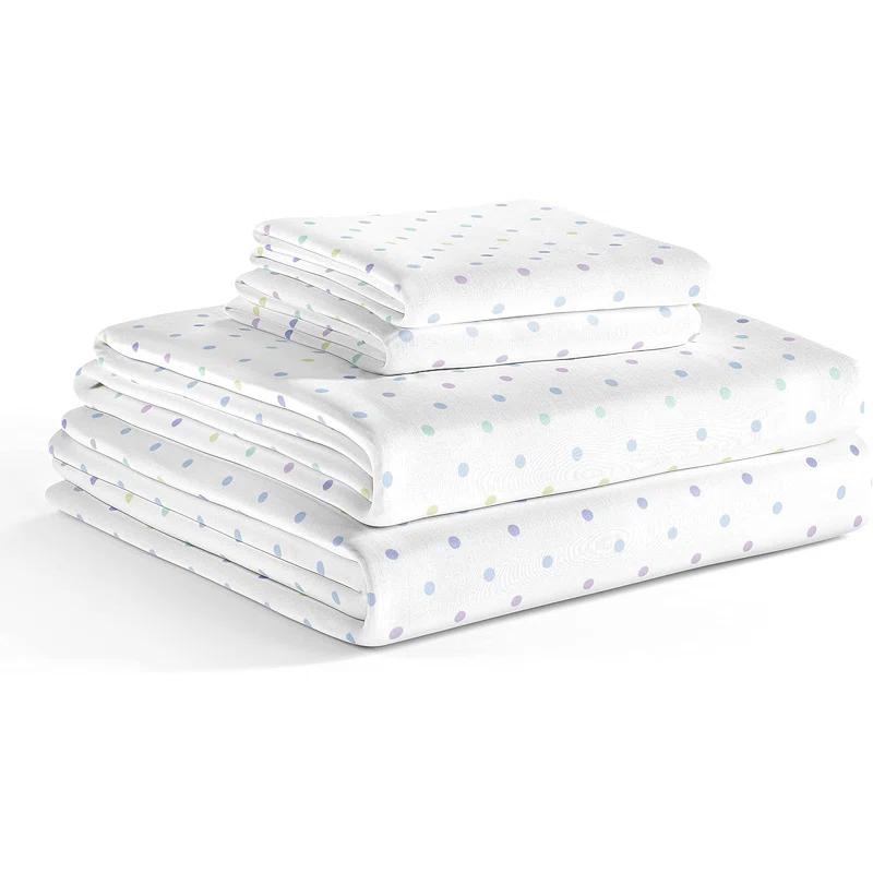 CGK Linens 4 Piece Kids Microfiber Sheet Set - Wrinkle Free - Cute, Cozy, Soft
