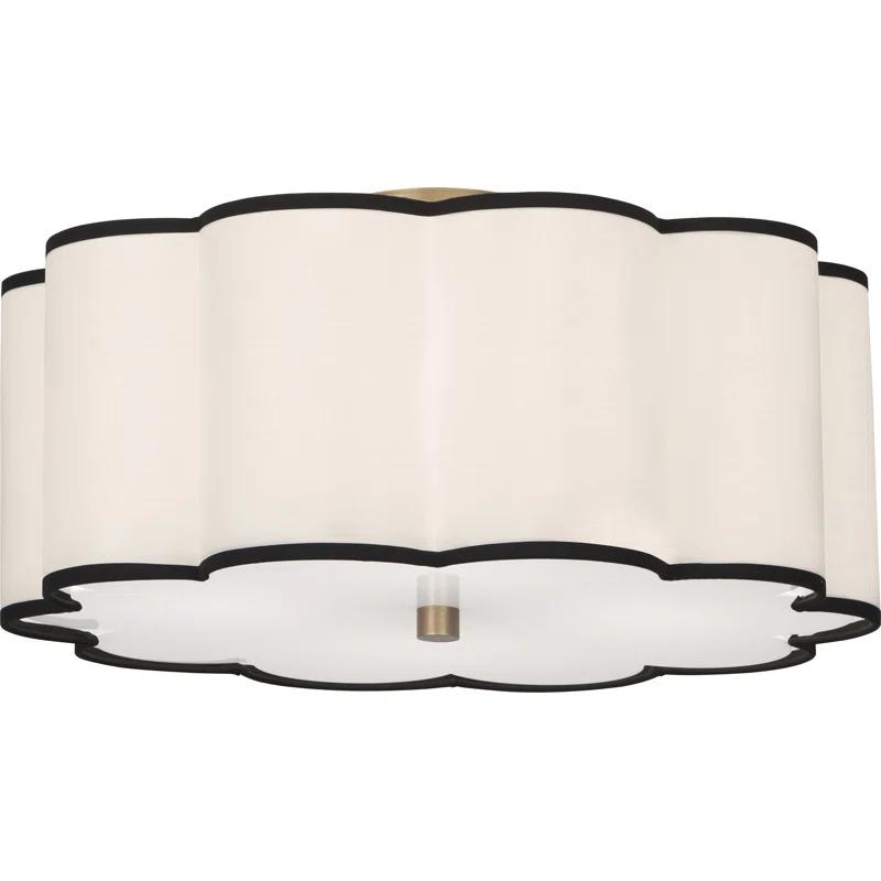 Tess Scalloped Flush Mount (16"-24")