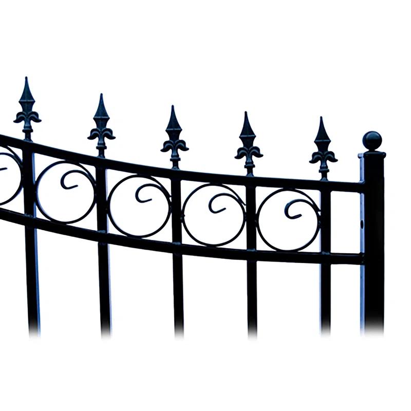 ALEKO Steel Dual Swing Driveway Gate - PRAGUE Style