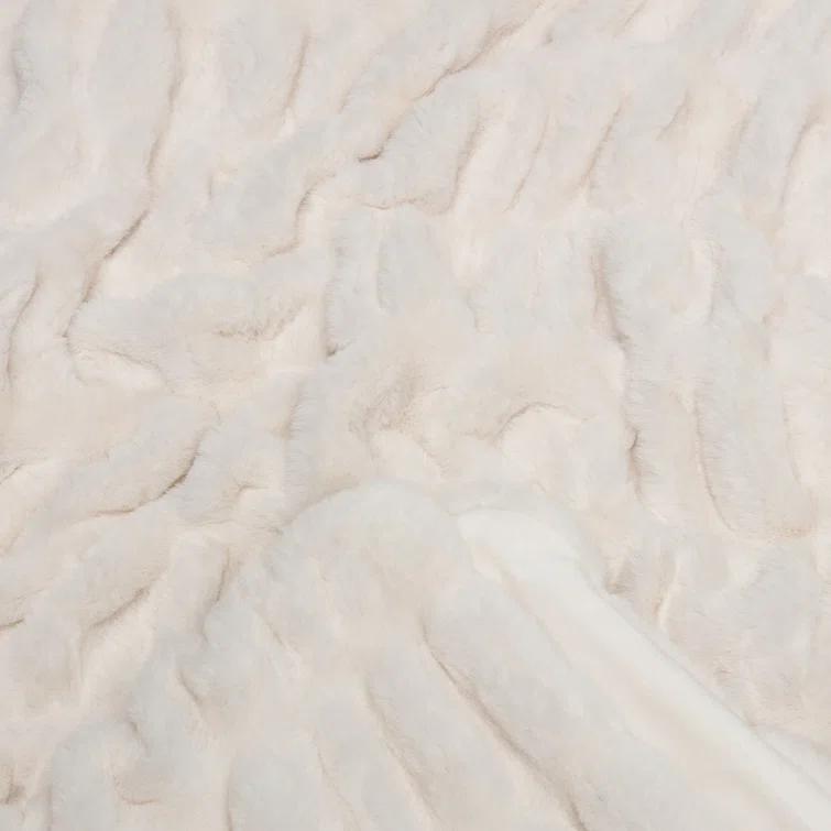 Chanasya Faux Fur Throw