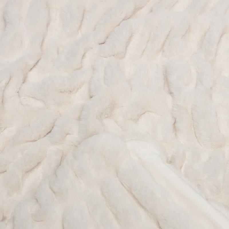 Chanasya Faux Fur Throw