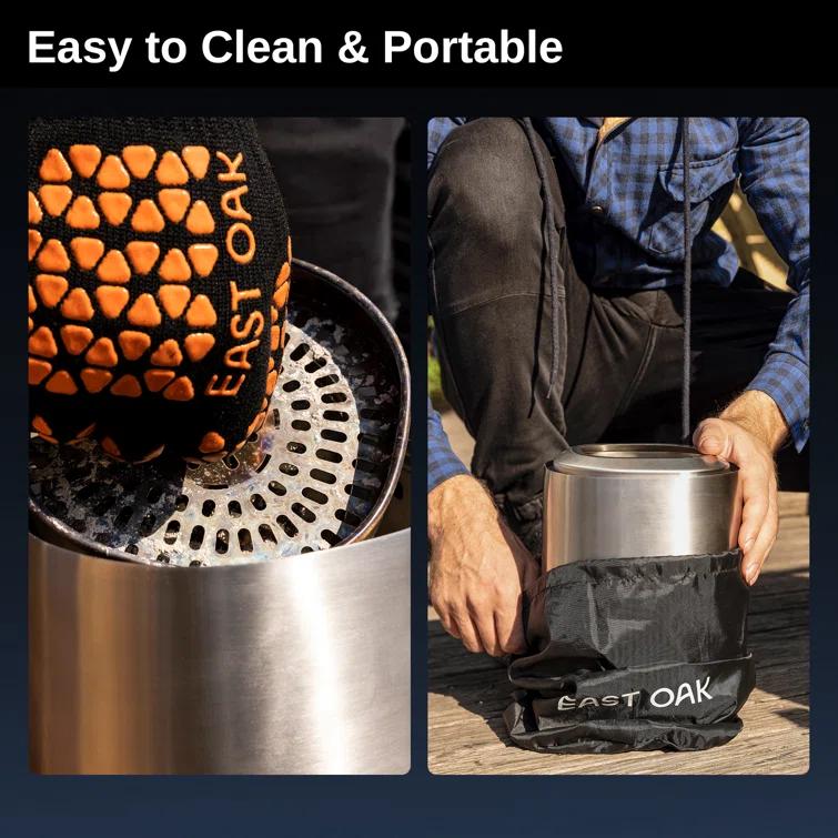 EAST OAK EAST OAK Brasa Mini Tabletop Fire Pit 7"