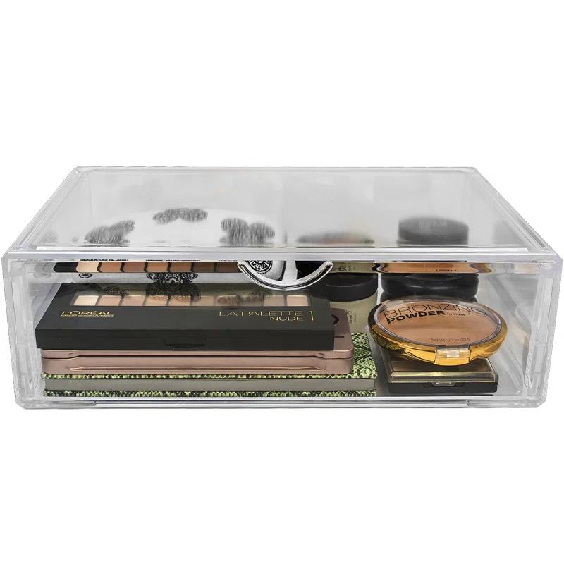 Sorbus Sorbus Single Cosmetic Acrylic Drawers for Organizing, Stackable, Large in Clear