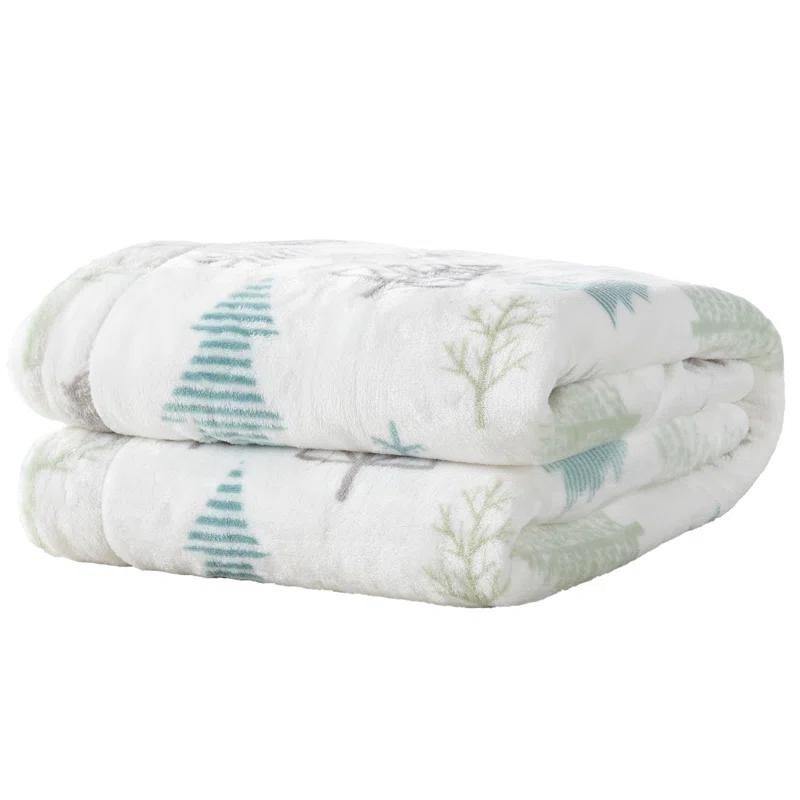 FreshFolds Ultra Soft Plush Sherpa Reversible Blanket