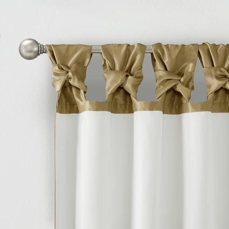 Madison Park Rivau Light-Filtering Single Curtain Panel