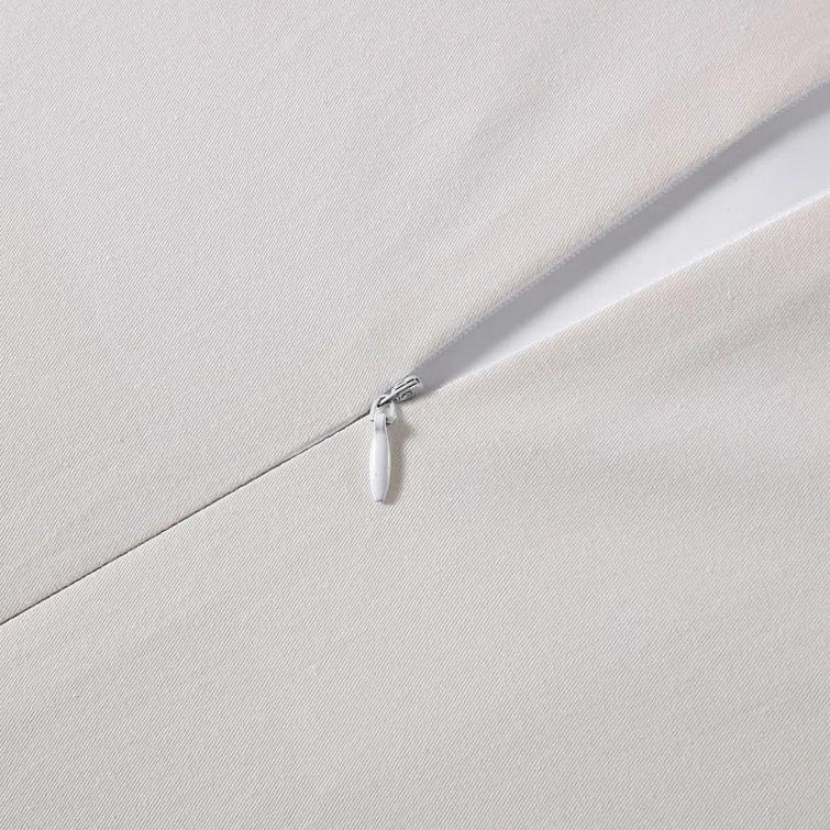 Chenille Herringbone Classic Modern Rustic Twill Woven 3 Pieces Duvet Cover Set