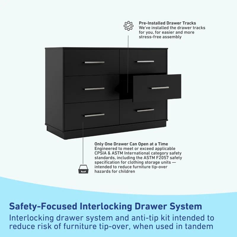 Graco Essentials 6 Drawer Double Dresser