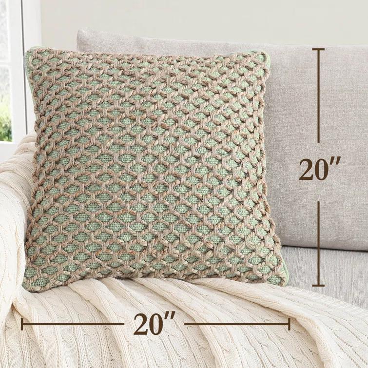 Boho Living Boho Living Jada Decorative Pillow Collection Living Cotton Blend Square Throw Pillow Cover (Set of 2)