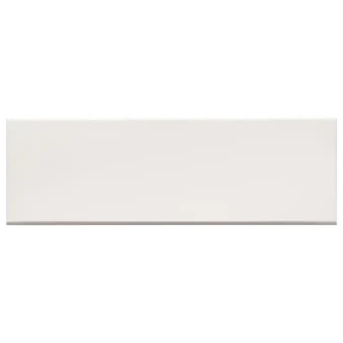 Bond Tile Remington 3.93 in. x 11.81 in. Polished Porcelain Wall Bullnose Tile