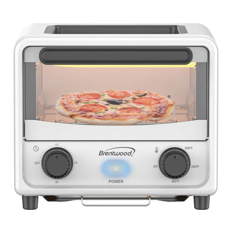 Winston Brands Mini Toaster Oven with Removable Non-Stick Griddle