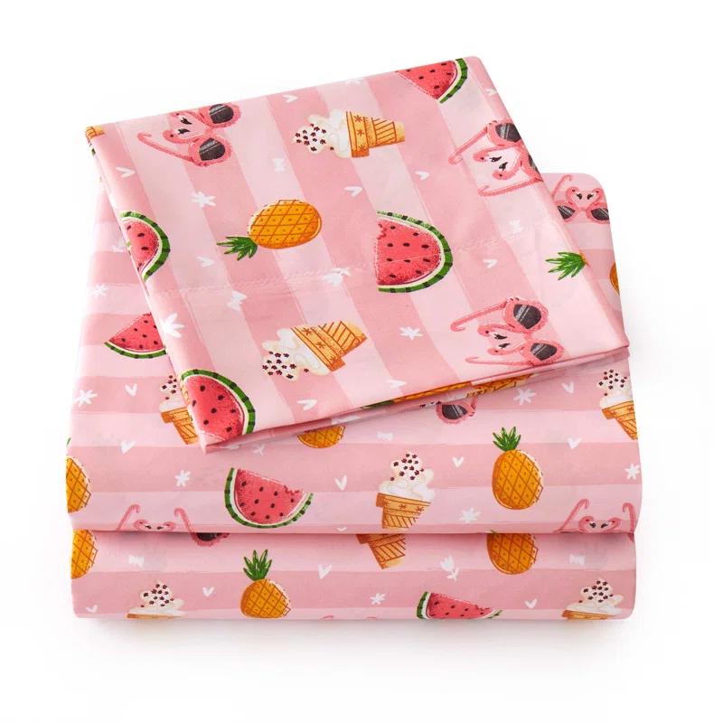 Sweet Home Collection Kids' Printed Bright & Fun Microfiber Sheet Sets