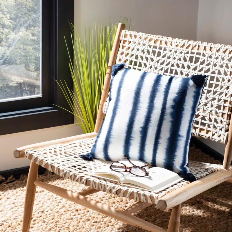 Safavieh Cassia Tassels Reversible Throw Pillow