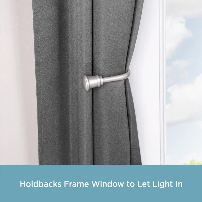 Kenney Kenney Trumpet Holdbacks for Curtains and Drapes, Set of 2