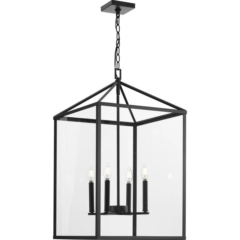 Hillcrest 4 - Light Dimmable Square / Rectangle Chandelier