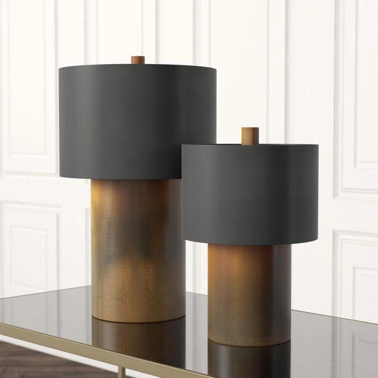 Global Views Tortoise Drum Lamp-Lg