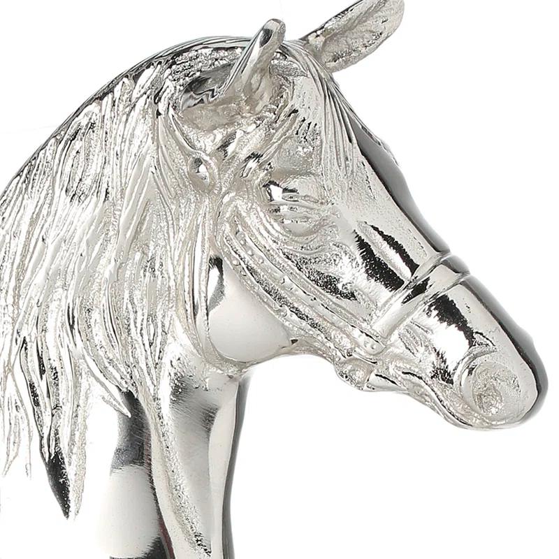 9" Highland Horsehead Bookends (Set of 2)