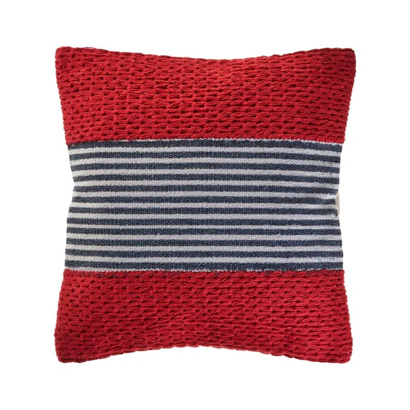 Evette Rios Throw Pillow Geometric Cotton Throw Pillow