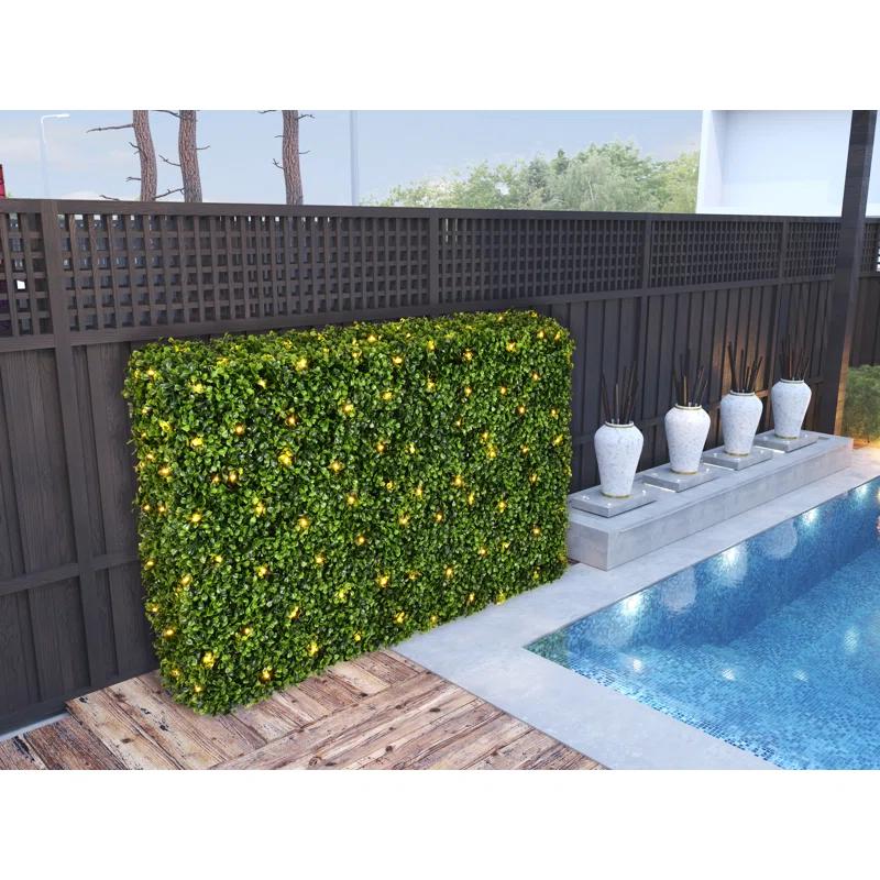 Vickerman Artificial Green Boxwood Hedge