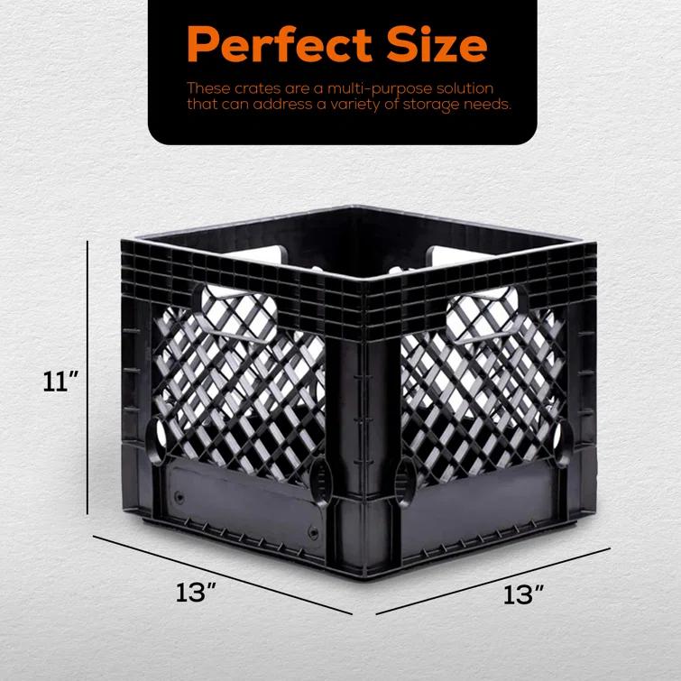 Juggernaut Storage Juggernaut Storage Crate for Office Storage & Classroom Organization, 2-Pack