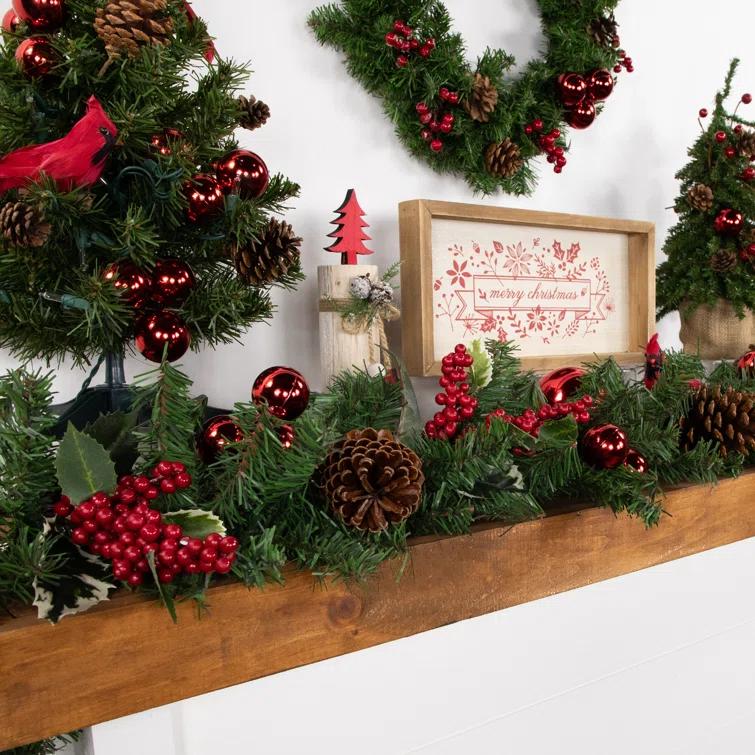 Canadian Pine Artificial Christmas Garland Unlit