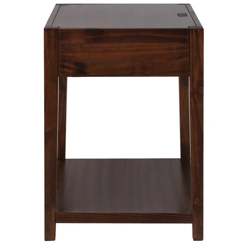 Union Rustic Hemby 24'' W Solid Wood Nightstand