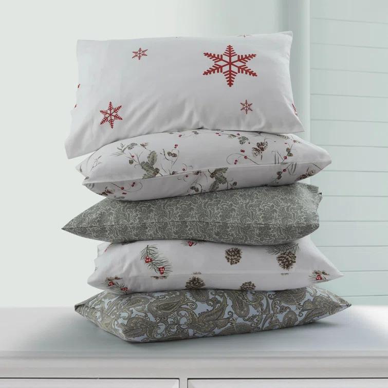 Tribeca Living Flannel Paisley Sheet Set