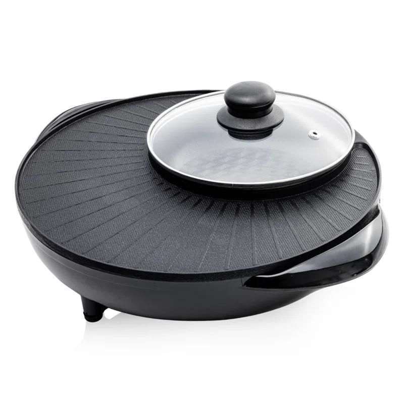 Ovente OVENTE 2-in-1 Hot Pot and Grill Combo