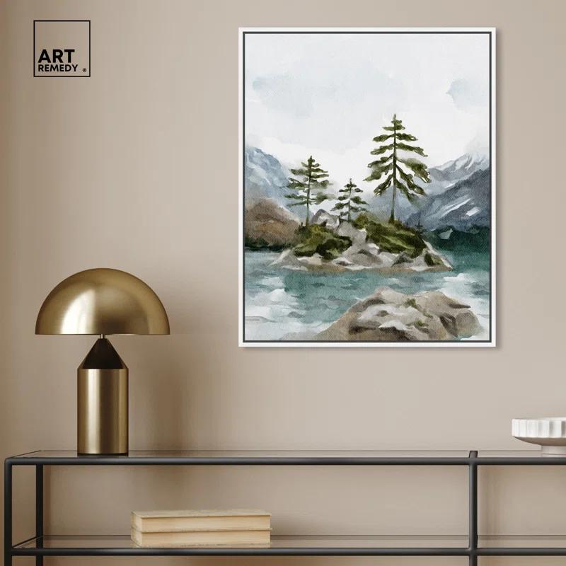 Art Remedy Cold Winter Lake