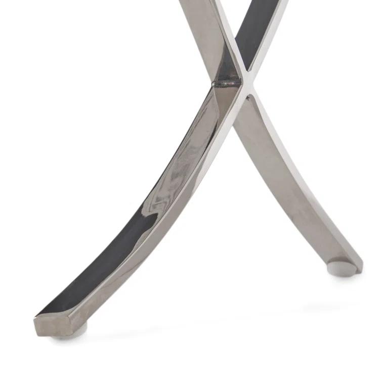 Orren Ellis Somerville 18.75'' H Tufted Faux Leather Upholstered Side Chair (Set of 2)