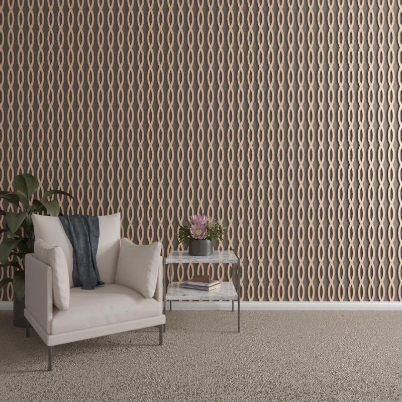 Ekena Millwork Rakaia Adjustable Wood Decorative Slat Wall Panel Kit