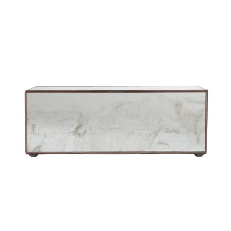 Worlds Away Box Glass Decorative Box
