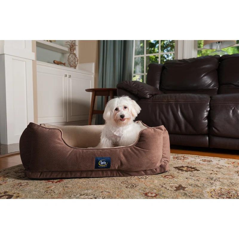 Serta Serta Ortho Cuddler Bolster Pet Bed