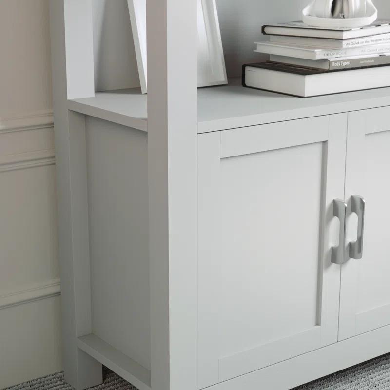 Martha Stewart Teague Martha Stewart 68" Shaker Bookcase with Storage Cabinet