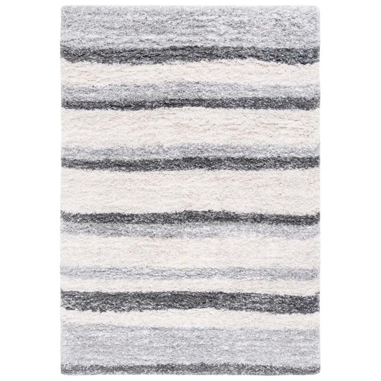 Foundry Select Ashleigh-Louise Shag 800 Performance Striped Rug