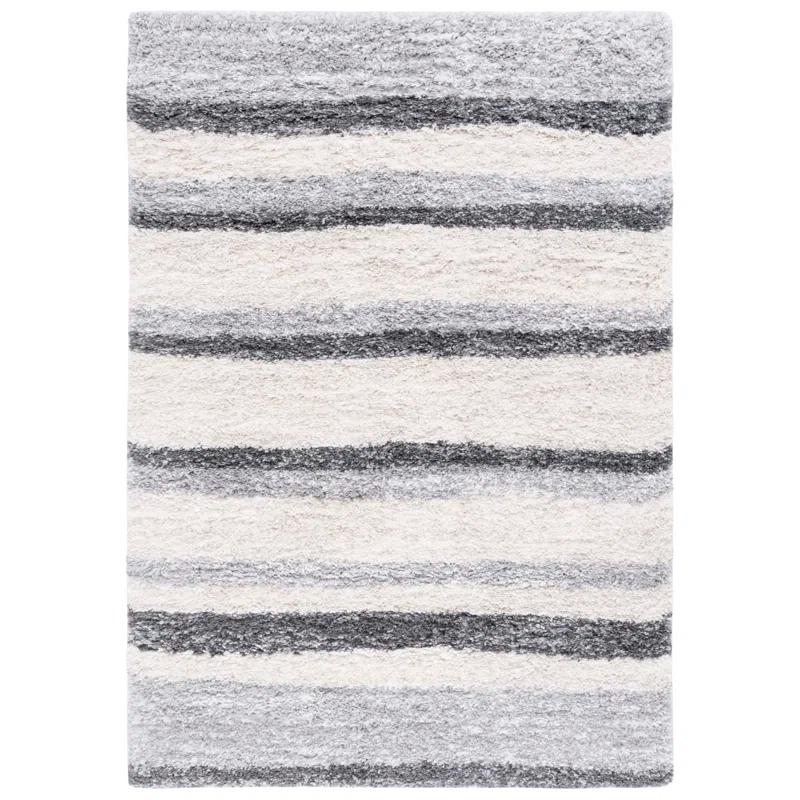 Foundry Select Ashleigh-Louise Shag 800 Performance Striped Rug