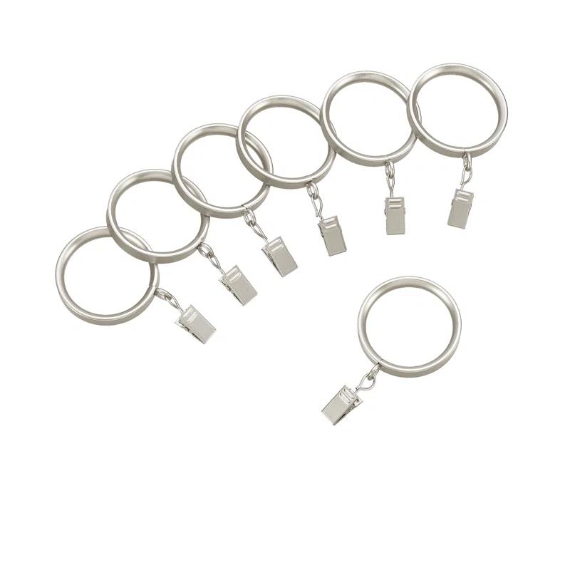 MODE Mode Premium Collection 1 Diameter Curtain Rod Set with Modern Ball Finials and Steel Wall Mounted Adjustable Rod