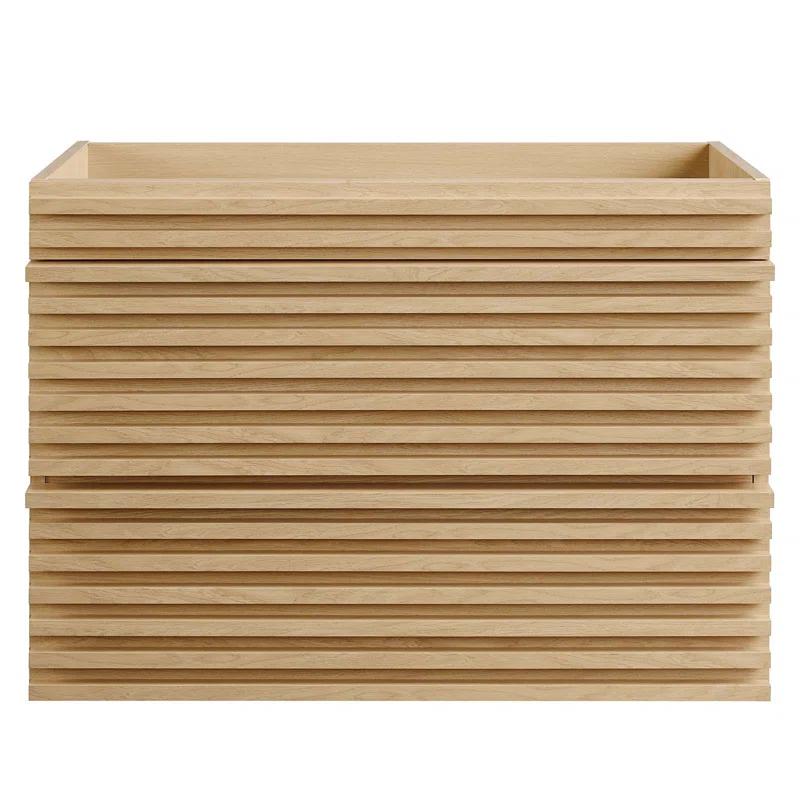 Modway Render 30" Wall Mounted Single Bathroom Vanity Base Only