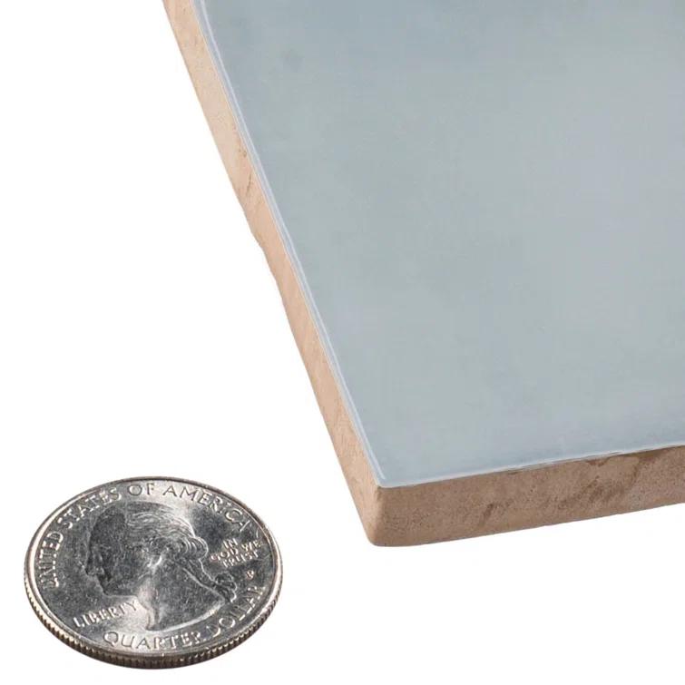 Andova Fion 4-in. Mediterranean-Inspired Glossy Ceramic Wall Tile