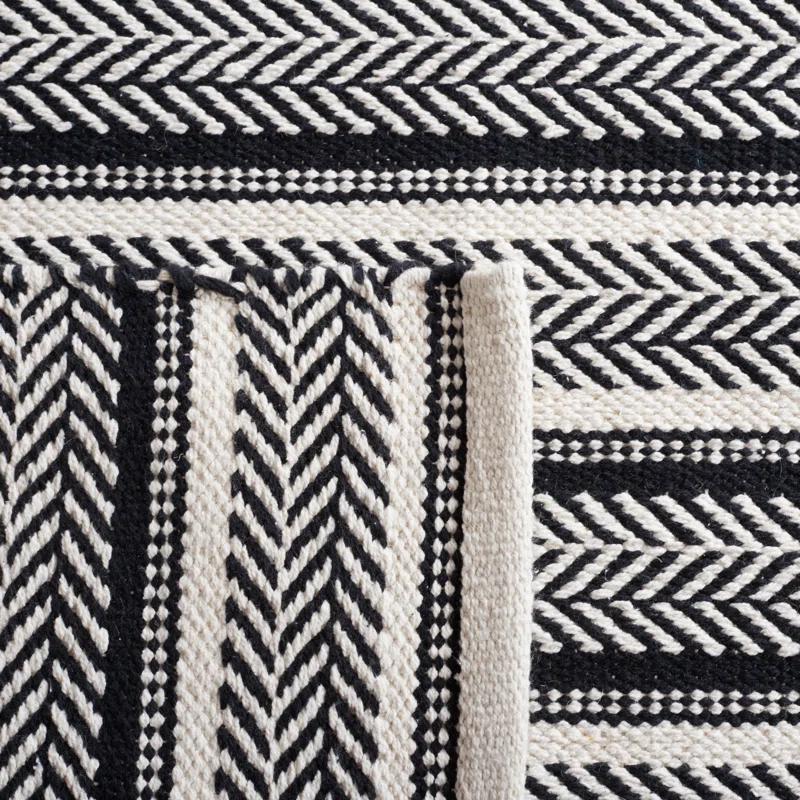 Annia Flat Weave Cotton Striped Rug