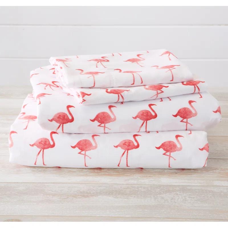 FreshFolds Ultra Soft Coastal Printed Microfiber Sheet Set