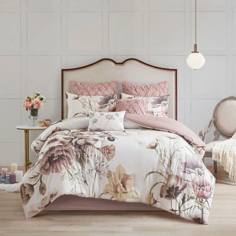 Madison Park Cassandra 8 Piece Cotton Comforter Set