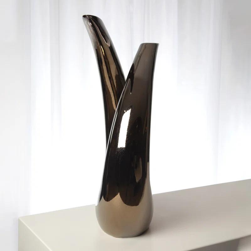 Global Views Loop Sculpture-Bronze