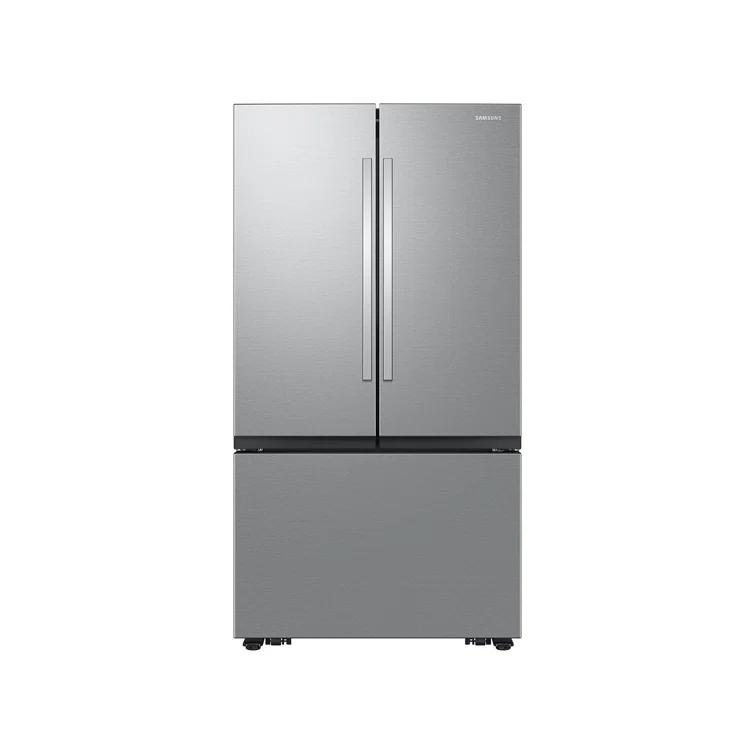 Samsung RF27CG5100SRAA 27 Cubic Feet Mega Capacity Counter Depth 3-Door French Door Refrigerator with Dual Auto Ice Maker