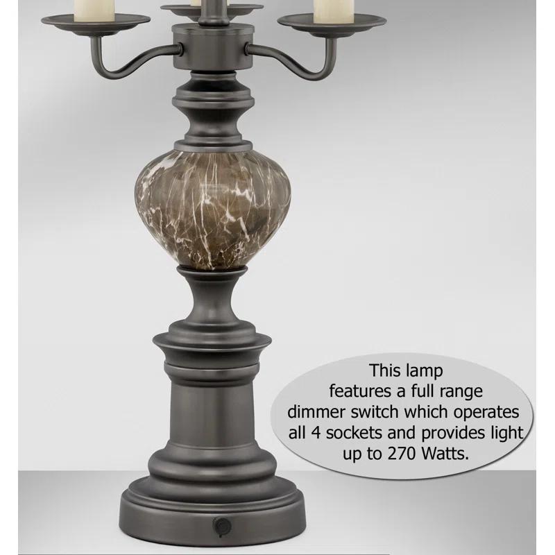 Medallion Lighting Metal Table Lamp (Set of 2)