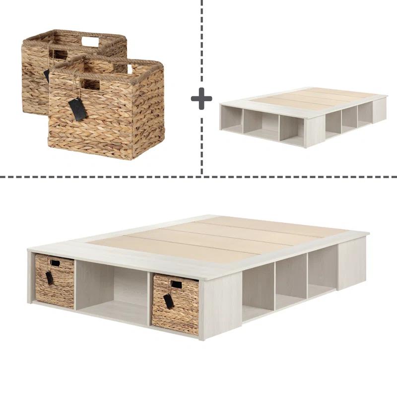 South Shore Lilak Storage Platform Bed