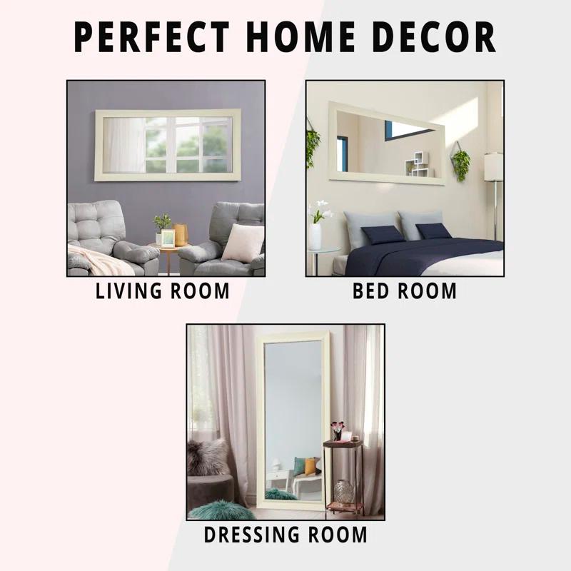 Red Barrel Studio® Starkweather Tall Oversized Full Length XL Mirror Large Standing Silver Floor Mirror