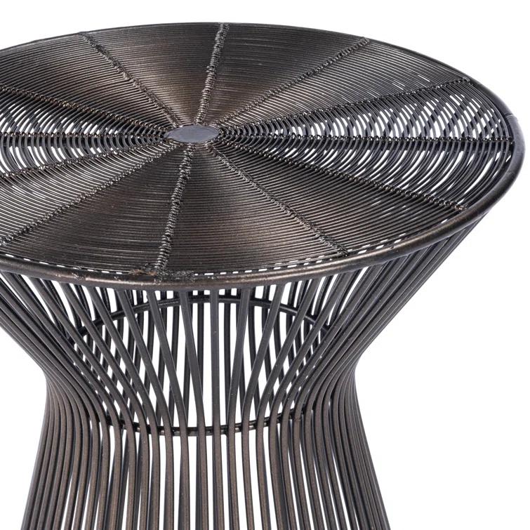 Alberte Iron End Table