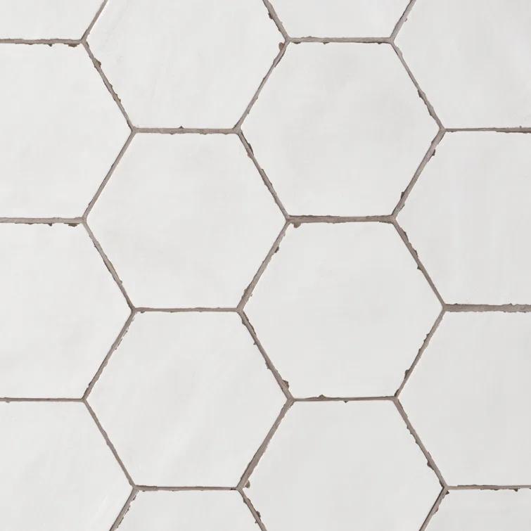 Bond Tile Palo Alto Hex 6" Hexagon Handmade Look Porcelain Floor and Wall Tile (5.38 Sq. Ft. / Case)