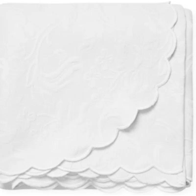 La Rochelle Cotton Blend Floral Coverlet